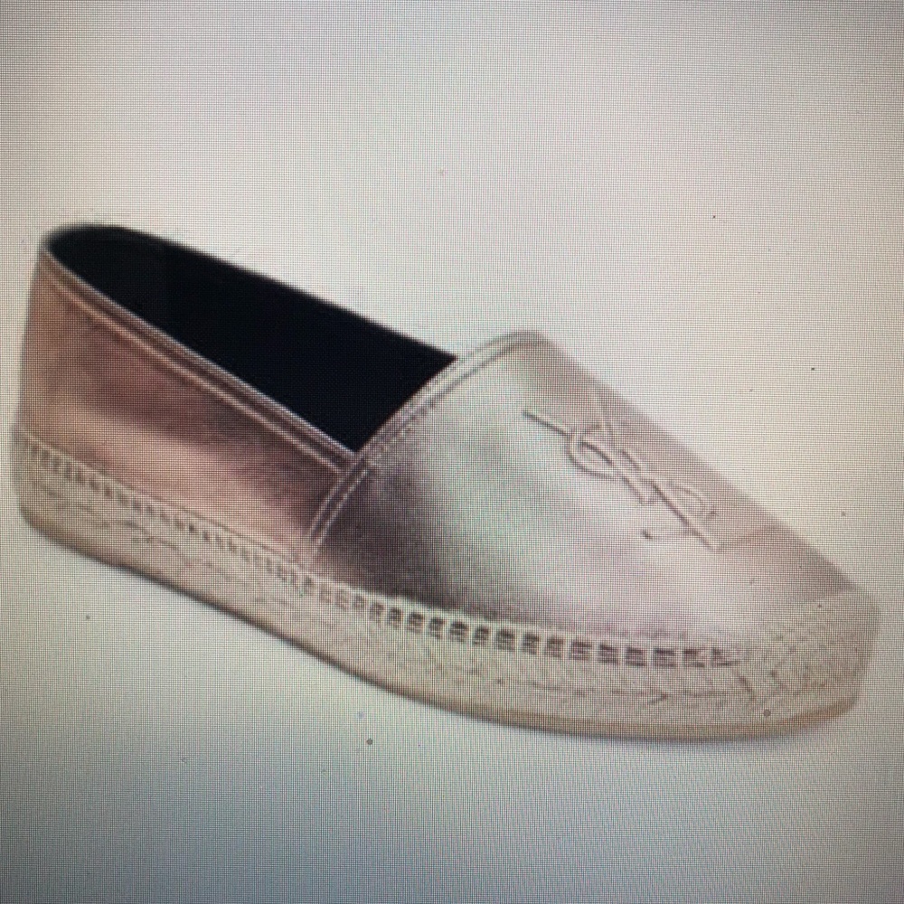 Saint Laurent ysl blush espadrilles- 40